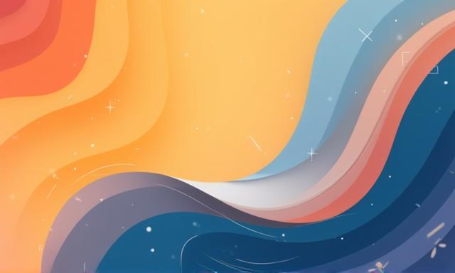 Colorful motion graphics animation with dynamic shapes and text overlays