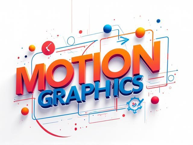 Motion Graphics Fundamentals course image showcasing kinetic typography and animated shapes