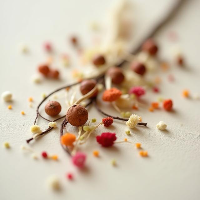 Customer's unique embellishments used in another craft project